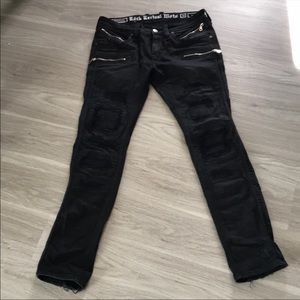Rock Revival Moto Vaclar Slim Straight Jean